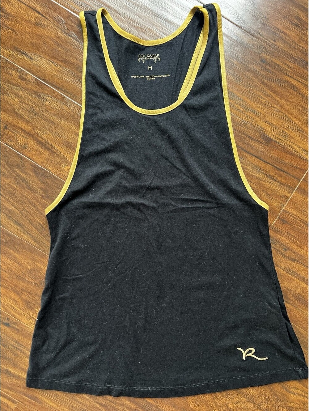 Rocawear Black Tank Top Women’s Sleep Sexy Size Medium EUC!